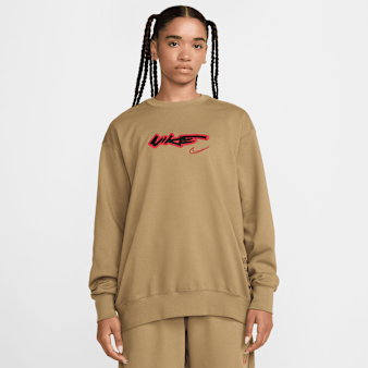 Nike, Sportswear Breaking Loose French Terry Top, beige