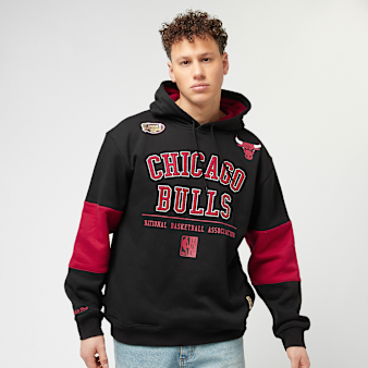 Mitchell & Ness, Retro Fleece Hoodie Vintage Chicago Bulls, black