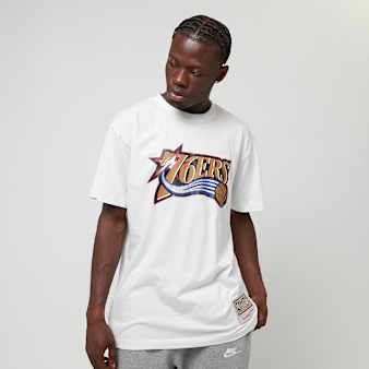 Mitchell & Ness, Team Logo Tee Philadelphia 76ers, white