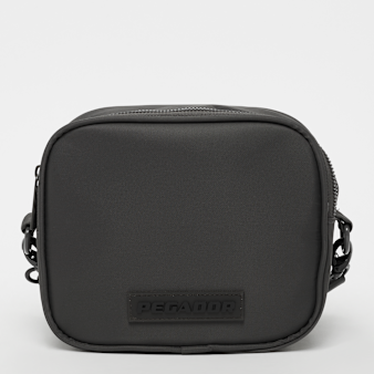 Pegador, Rubber Logo Patch Nylon Shoulder Strap Bag, grey