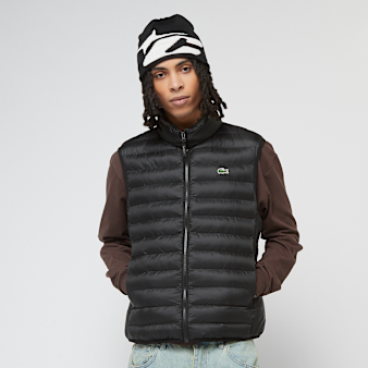 Lacoste, Sleveless Quilted Vest, black