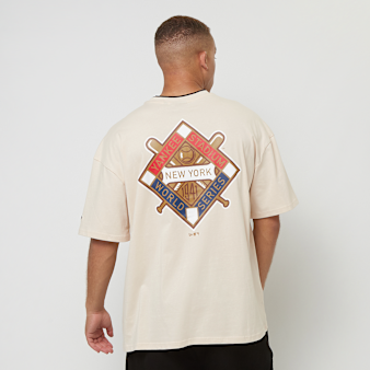 New Era, New York Yankees World Series Oversized T-Shirt, beige
