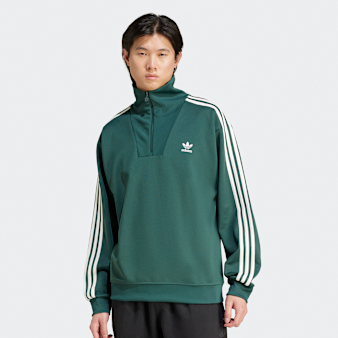 adidas Originals, Funnelneck Tracktop, green