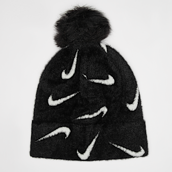 Nike  , K NK Peak Beanie SC POM F25, black