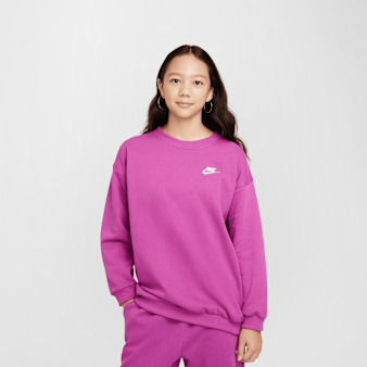 Nike  , Sportswear Club Fleece Oversized Crew, light pink