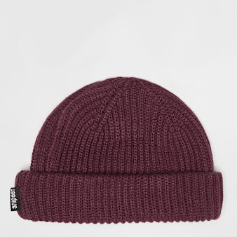 SNIPES, Woven Flag Label Basic Fisherman Beanie, red