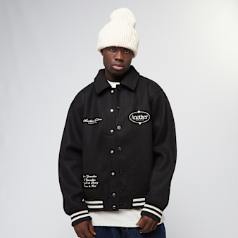 Another Cotton Lab, Another Varsity College Jacket, black