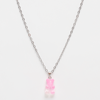 fainz, Bear Chain Strawberry Milkshake, silver