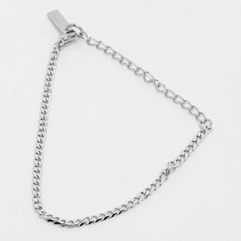 fainz, Tiny Cuban Bracelet, silver