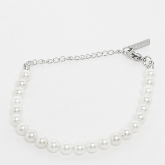 fainz, Pearl Bracelet, white