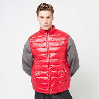 SNIPES, Small Logo Light Puffer Vest, red