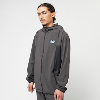 New Balance, Woven Full Zip Jacket, grey
