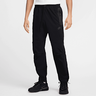 Nike, Tech Woven Open Hem Pants, black