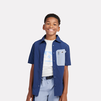 New Balance, Premium Shirt, blue