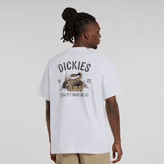 Dickies, Snake Short Sleeve Tee, white