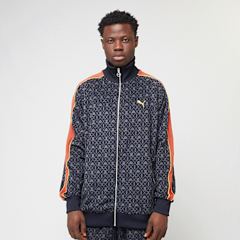 PUMA, T7 Road To Unity All Over Print Track Jacket, blue