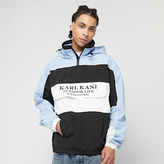 Karl Kani, Woven Retro Windbreaker, blue