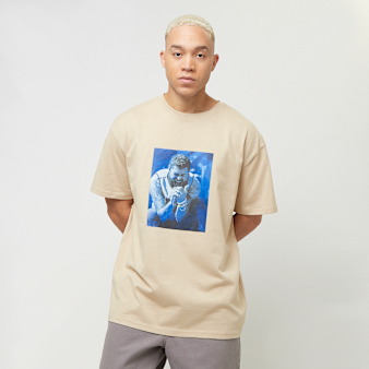 Upscale by Mister Tee, Post Malone Tracklist Oversize Tee, beige