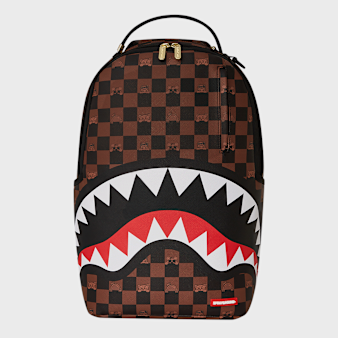 SPRAYGROUND, Peeking Character Check Backpack, brown