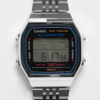 CASIO, Casio Vintage ABL-100WE-1AEF, silver