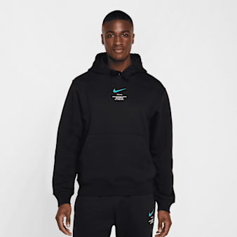 Nike, Sportswear Athletic Hoodie, black