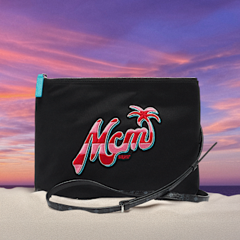 MCM x SNIPES, Aren Flat Pouch Medium, black