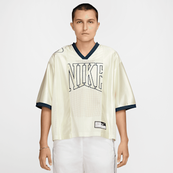 Nike, Sportswear Street Shortsleeve Grafik Jersey Top, beige