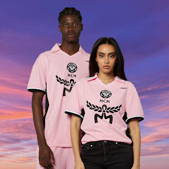 MCM x SNIPES, Soccer Trikot, light pink