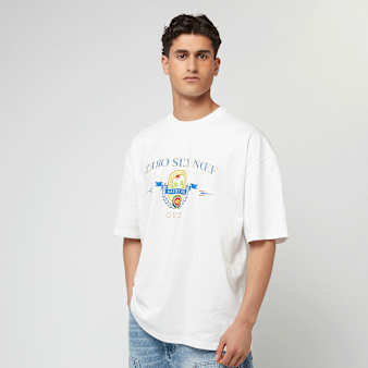 zəяo si:x nœf, Royal Resort Oversized Tee, white