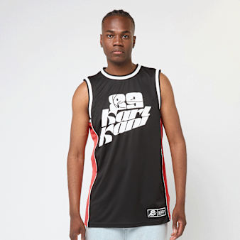 Karl Kani, Signature Colorblock Basketball Jersey, black