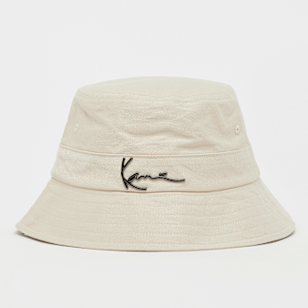 Karl Kani, Metal Signature Bucket Hat, beige