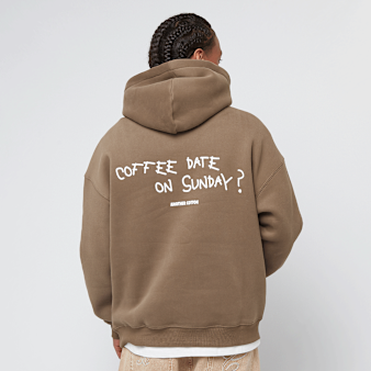 Another Cotton Lab, Coffee Date Oversized Hoodie, brown
