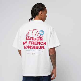 Another Cotton Lab, Pardon Monsieur Oversized T-Shirt, white
