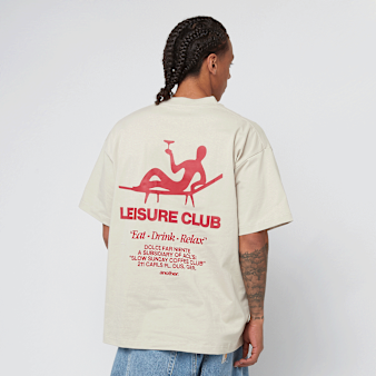 Another Cotton Lab, Leisure Club Oversized T-Shirt, beige