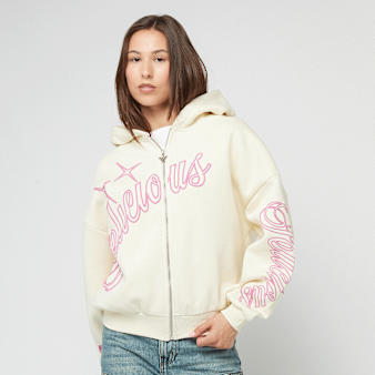 Felicious, Star Zip Hoodie, beige