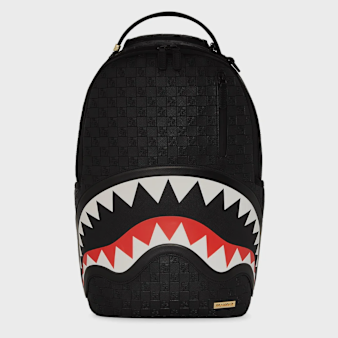 SPRAYGROUND, BLACK OUT SHARKS IN PARIS DLXSV BACKPACK black, black
