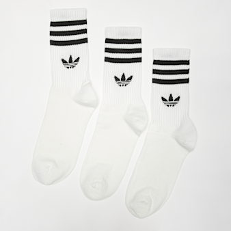adidas Originals, 3 PACK - adicolor Crew Socks, white