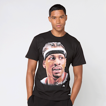 Mitchell & Ness, NBA Philadelphia 76ers Player Big Face Tee, black