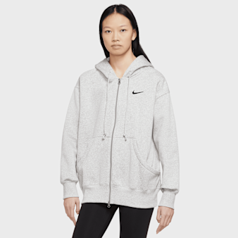 Nike, Sportswear Phoenix Fleece Full-Zip Oversize Hoodie, grey