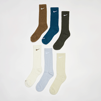 Nike, 6 PACK - Everyday Plus Cushion Crew, multi-colour