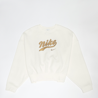 Nike, Sportswear Trend Fleece Crop Crew, beige