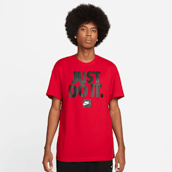 Nike, Sportswear Tee Fran JDI Verbiage, red