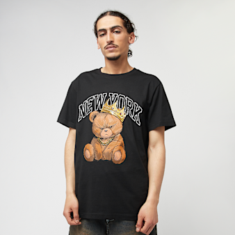 Mister Tee, NY Crowned Bear Tee, black