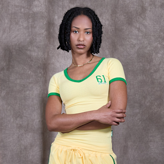 Sprite x SNIPES, Rib T-Shirt, yellow