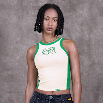 Sprite x SNIPES, Lingual Rib Tank Top, beige