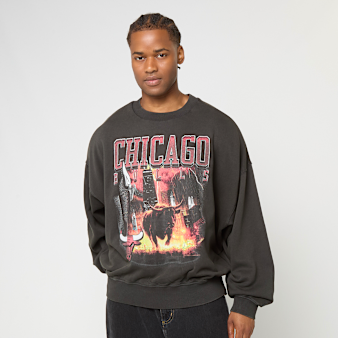 New Era, NBA Washed Graphic Oversized Crew Chicago Bulls, multi-colour