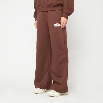 New Balance, Linear Heritage Fleece Wide Leg Pant rich oak, brown