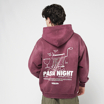 Another Cotton Lab, Pasta Night Washed Hoodie, red