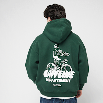 Another Cotton Lab, Caffeine Dept. Zip Hoodie, green