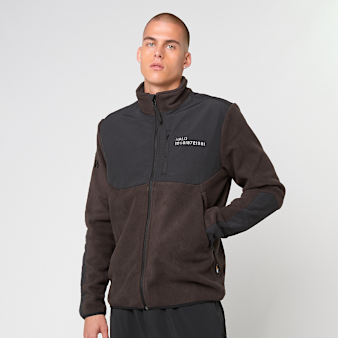 HALO, HALO BLOCKED ZIP FLEECE chocolate torte, brown
